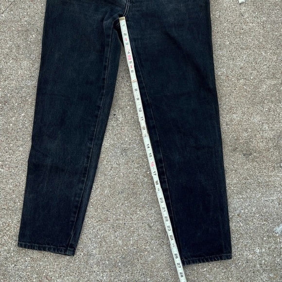 Vintage 90s BONGO mom jeans 24” SHORT PETITE Black - Picture 7 of 8